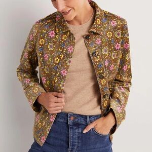 NWT Boden Velvet Chore Jacket Size 12